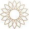 Ekena Millwork Daisy Wood Fretwork Pierced Ceiling Medallion, Alder, 36"OD x 13 7/8"ID x 1/4"T CMWP36X36X0250DAAL - alternate 1